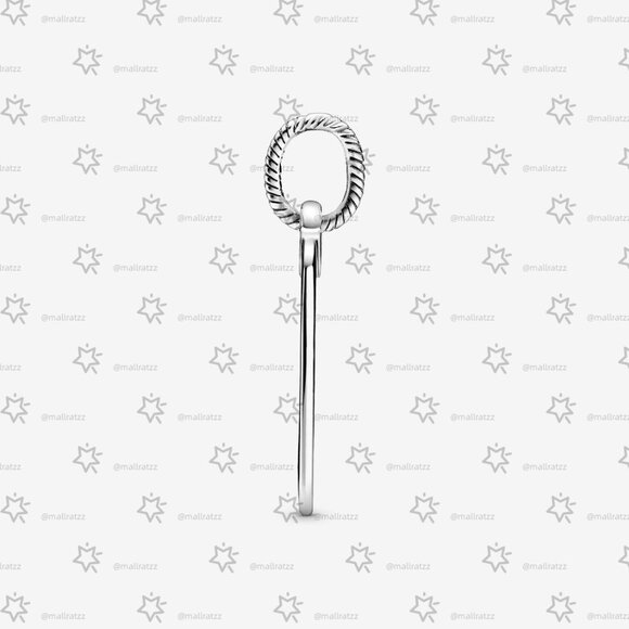 Pandora Engravable Rectangle Tag Pendant - Picture 4 of 4